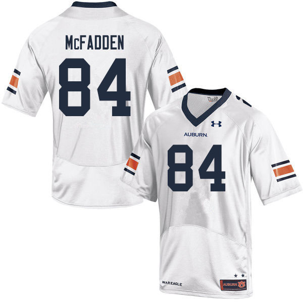 Men #84 Jackson McFadden Auburn Tigers College Football Jerseys Sale-White - Click Image to Close